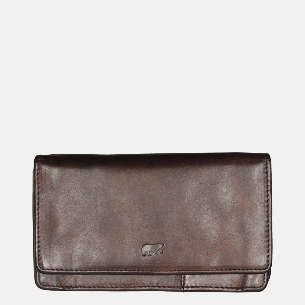 Bear Design Emma portemonnee donkerbruin